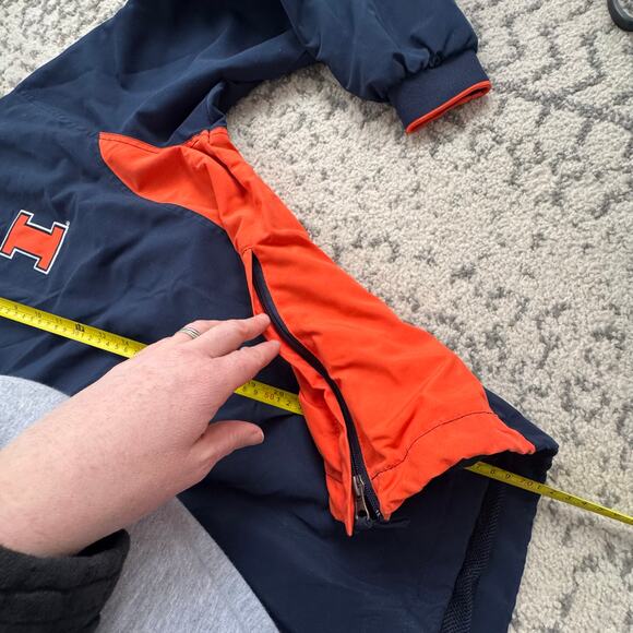 Campus Specialties University of Illinois Fighting Illini Windbreaker Pullover M - Picture 10 of 10